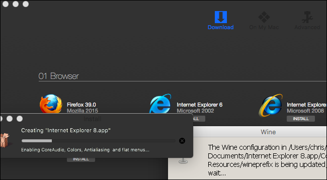 Wine software for mac download windows 7